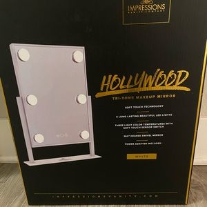 Vanity LED light mirror